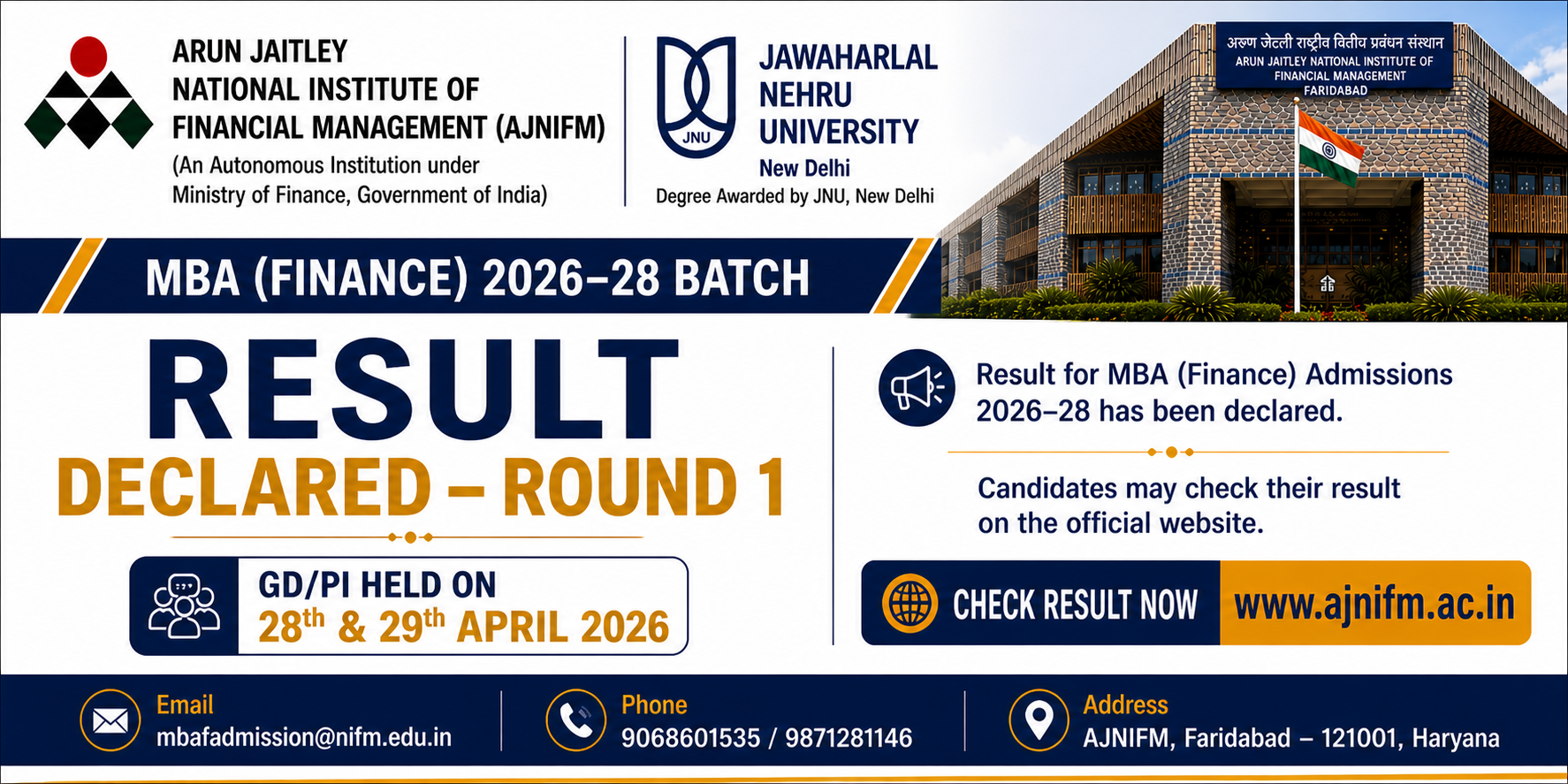 MBA result 
